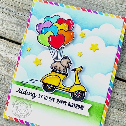 Sunny Studio Stamps - Sunny Snippets - Craft Dies - Heart Bouquet