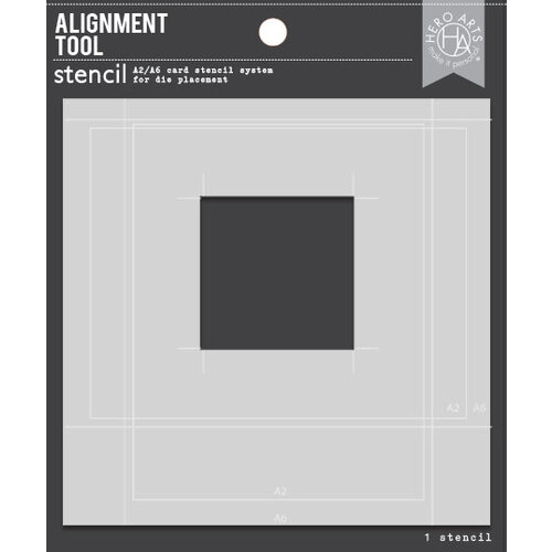 Hero Arts - Stencils - Alignment Tool - A2 and A6 1 Hero Arts - Stencils - Alignment Tool - A2 and A6