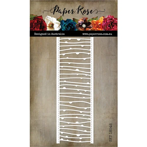 Paper Rose - Dies - Spotty Line Border 1 Paper Rose - Dies - Spotty Line Border