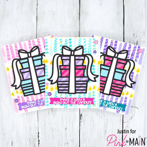Pink and Main - Stencils - Birthday Candles