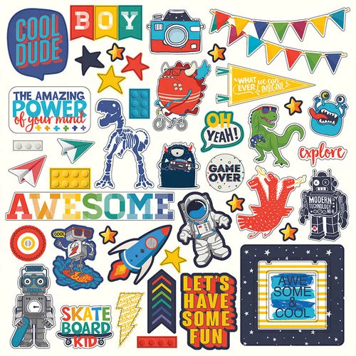 PhotoPlay - My Imagination Collection - 12 x 12 Cardstock Stickers - Elements 1 PhotoPlay - My Imagination Collection - 12 x 12 Cardstock Stickers - Elements
