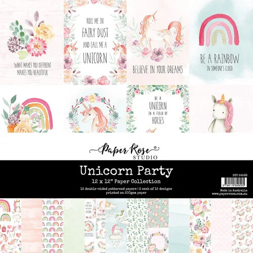 Paper Rose - 12 x 12 Collection Pack - Unicorn Party 1 Paper Rose - 12 x 12 Collection Pack - Unicorn Party