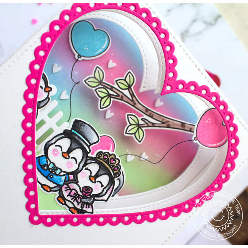 Sunny Studio Stamps - Clear Photopolymer Stamps - Wedded Bliss