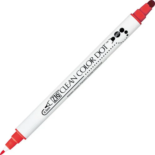 Kuretake - ZIG - Clean Color - Dot - Red
