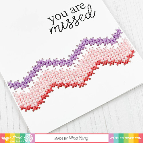 Waffle Flower Crafts - Craft Dies - Stitchable ZigZag