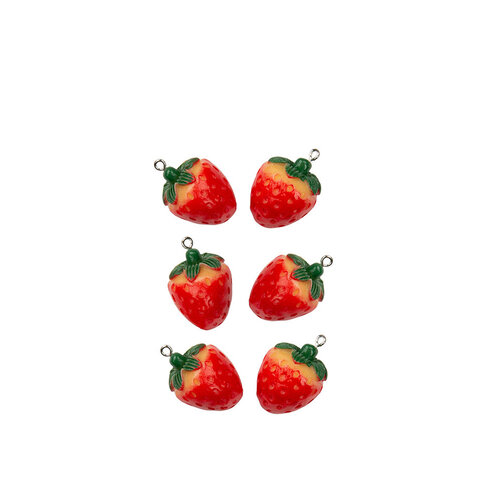 Prima - Strawberry Milkshake Collection - Enamel Charms 2 Prima - Strawberry Milkshake Collection - Enamel Charms