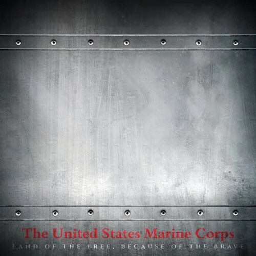 Scrapbook Customs - 12 x 12 Double Sided Paper - Marines Emblem 3 Scrapbook Customs - 12 x 12 Double Sided Paper - Marines Emblem