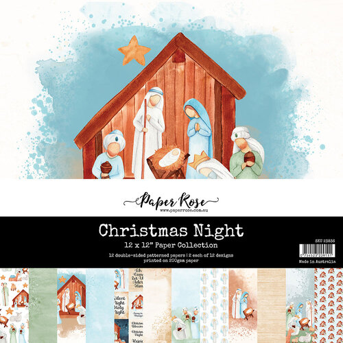 Paper Rose - 12 x 12 Collection Pack - Christmas Night