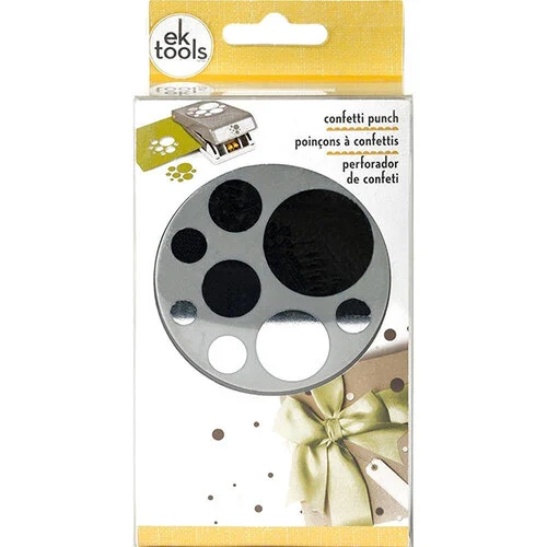 EK Success - Paper Shapers - Slim Profile - Large Punch - Round Confetti Dots