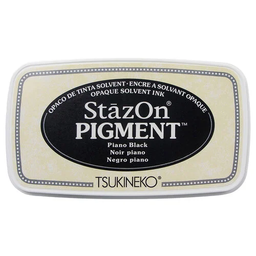 Tsukineko - StazOn - Pigment Ink Pad - Piano Black