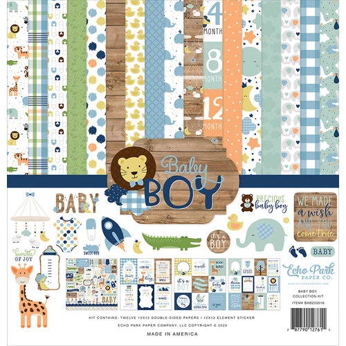 Echo Park - Baby Boy Collection - 12 x 12 Collection Kit