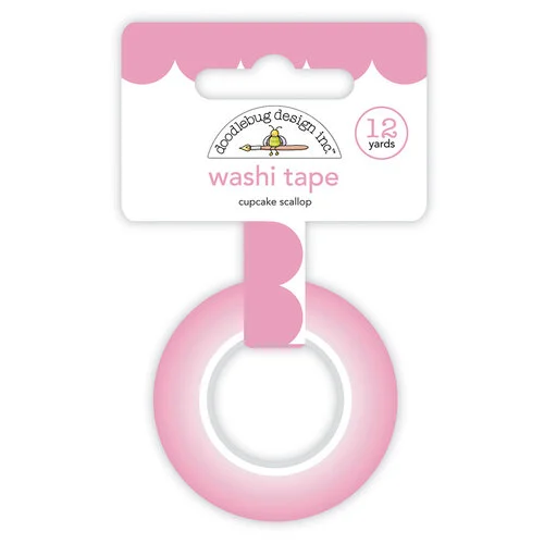 Doodlebug Design - Monochromatic Collection - Washi Tape - Cupcake Scallop 1 Doodlebug Design - Monochromatic Collection - Washi Tape - Cupcake Scallop