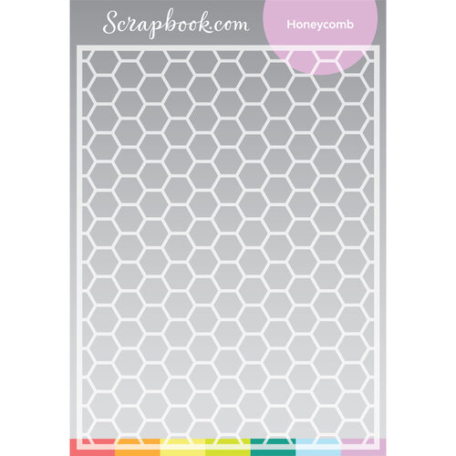 Scrapbook.com - Stencils - Honeycomb - 6x8 1 Scrapbook.com - Stencils - Honeycomb - 6x8