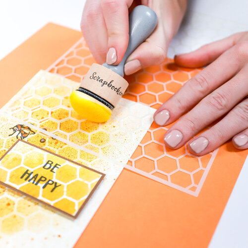 Scrapbook.com - Stencils - Honeycomb - 6x8 4 Scrapbook.com - Stencils - Honeycomb - 6x8