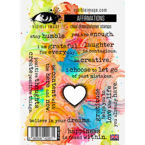 Visible Image - Clear Photopolymer Stamps - Affirmations 1 Visible Image - Clear Photopolymer Stamps - Affirmations