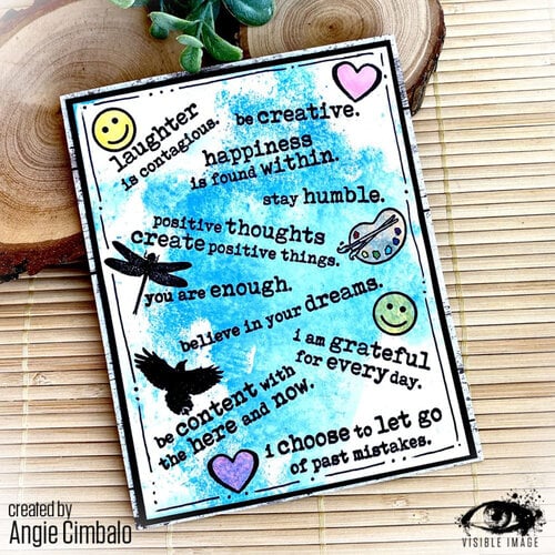 Visible Image - Clear Photopolymer Stamps - Affirmations 4 Visible Image - Clear Photopolymer Stamps - Affirmations