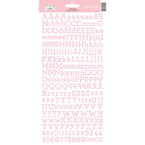 Doodlebug Design - Cardstock Stickers - Alphabet - My Type - Cupcake 1 Doodlebug Design - Cardstock Stickers - Alphabet - My Type - Cupcake