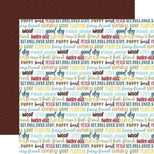 Echo Park - My Dog Collection - 12 x 12 Double Sided Paper - Good Dog 1 Echo Park - My Dog Collection - 12 x 12 Double Sided Paper - Good Dog