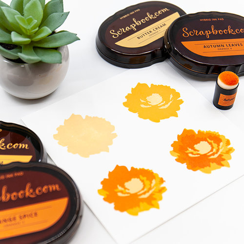 Scrapbook.com - Premium Hybrid Reinker Kit - Orange Group 10 Scrapbook.com - Premium Hybrid Reinker Kit - Orange Group