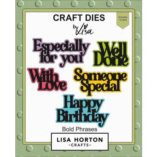 Lisa Horton Crafts - Dies - Bold Phrases - Everyday 1