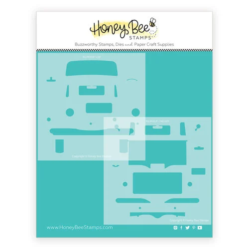 Honey Bee Stamps - Stencils - Big Pickup Details 1 Honey Bee Stamps - Stencils - Big Pickup Details