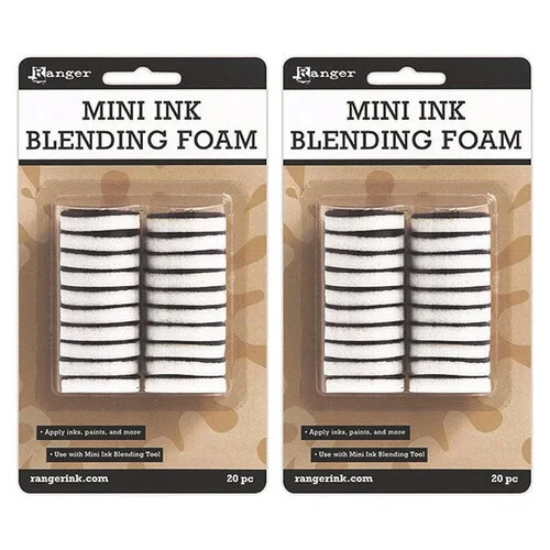 Ranger Ink - Tim Holtz - Mini Ink Blending Tool Replacement Foams - Round - 2 Pack 1 Ranger Ink - Tim Holtz - Mini Ink Blending Tool Replacement Foams - Round - 2 Pack