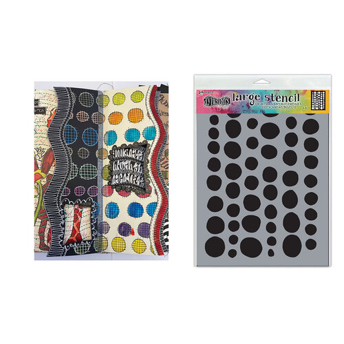 Ranger Ink - Dylusions Stencils - Large - Coins
