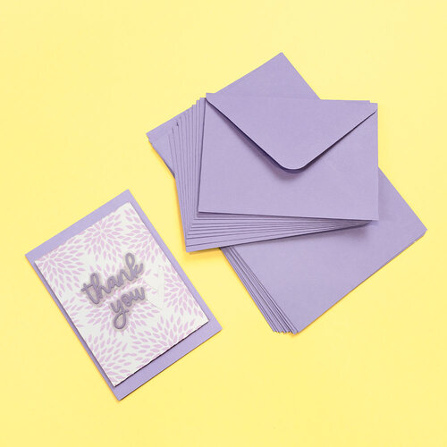 Sizzix - Surfacez Collection - A6 - Card and Envelope Pack - 10 Pack - Lavender Dust 3 Sizzix - Surfacez Collection - A6 - Card and Envelope Pack - 10 Pack - Lavender Dust