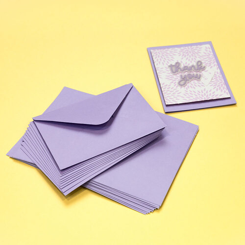 Sizzix - Surfacez Collection - A6 - Card and Envelope Pack - 10 Pack - Lavender Dust 4 Sizzix - Surfacez Collection - A6 - Card and Envelope Pack - 10 Pack - Lavender Dust