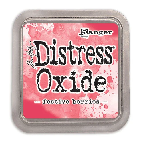 Ranger Ink - Tim Holtz - Distress Oxide Ink Pad - Festive Berries 1 Ranger Ink - Tim Holtz - Distress Oxide Ink Pad - Festive Berries