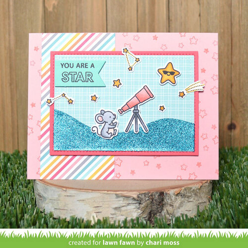 Lawn Fawn - Stencils - Hillside