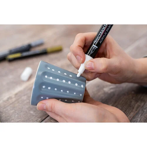 Crafter's Companion - Spectrum Noir - Acrylic Paint Markers - 4 Pack - Essential 3 Crafter's Companion - Spectrum Noir - Acrylic Paint Markers - 4 Pack - Essential