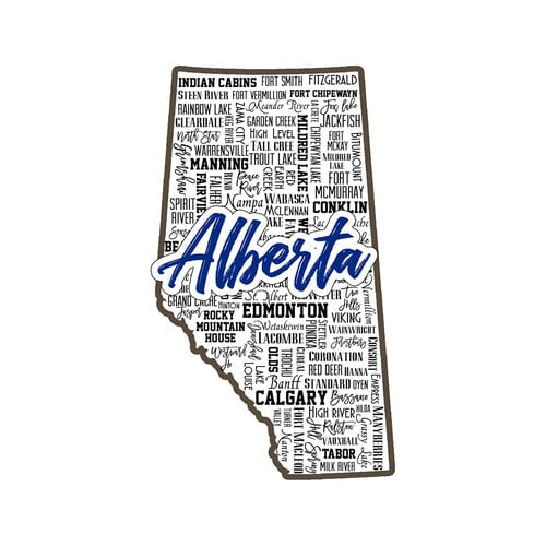 Scrapbook Customs - Sights Collection - Cardstock Stickers - Alberta Canada 1 Scrapbook Customs - Sights Collection - Cardstock Stickers - Alberta Canada