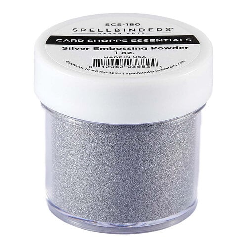 Spellbinders - Card Shoppe Essentials Collection - Embossing Powder - Silver 1 Spellbinders - Card Shoppe Essentials Collection - Embossing Powder - Silver