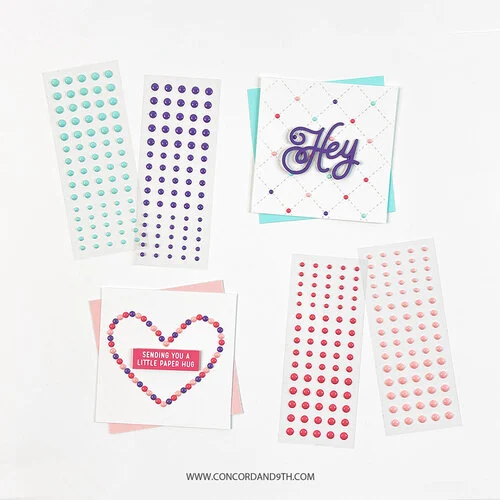 Concord and 9th - Enamel Dots - Aqua Sky