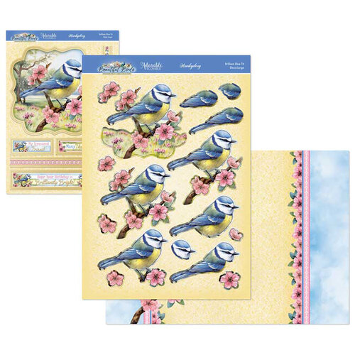 Hunkydory - Beautiful Birds Collection - Deco-Large Set - Brilliant Blue Tit