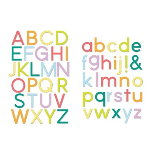 Scrapbook.com - Decorative Die Set - Alphabet and Number Bundle - Modern 2 Scrapbook.com - Decorative Die Set - Alphabet and Number Bundle - Modern