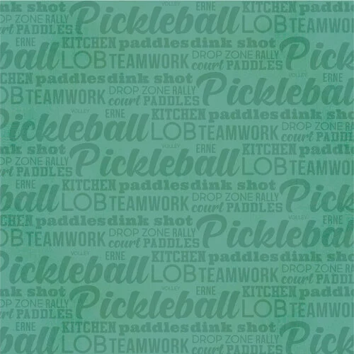 Simple Stories - Pickleball Collection - 12 x 12 Double Sided Paper - It's A Big Dill! 3 Simple Stories - Pickleball Collection - 12 x 12 Double Sided Paper - It's A Big Dill!