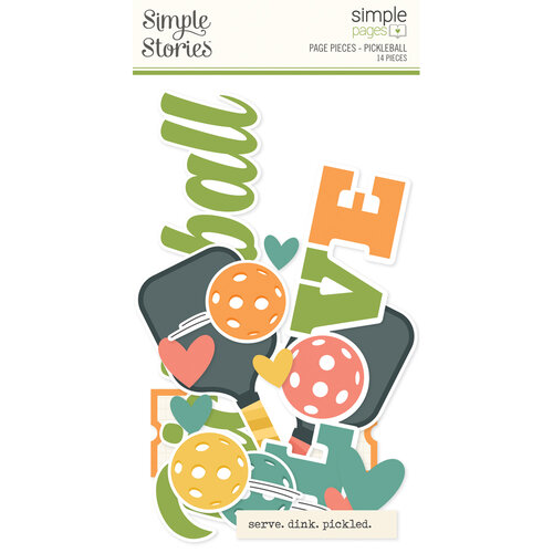 Simple Stories - Pickleball Collection - Simple Pages - Page Pieces 1 Simple Stories - Pickleball Collection - Simple Pages - Page Pieces