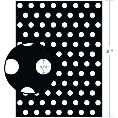 Scrapbook.com - Stencils - Dotted - 6x8