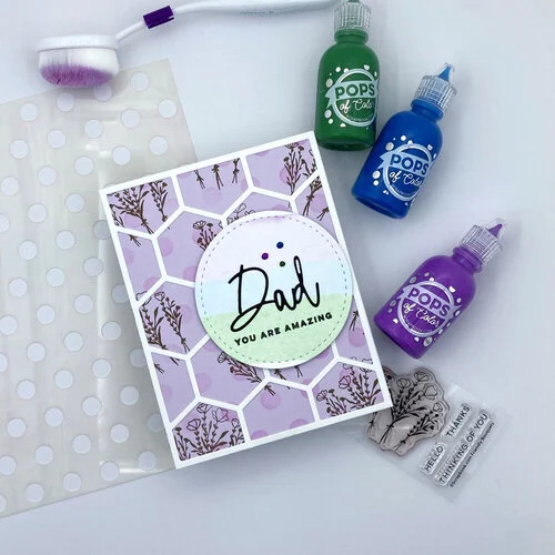 Scrapbook.com - Stencils - Dotted - 6x8