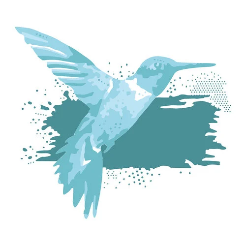 Sizzix - Layered Stencils - Hummingbird - 4 Pack
