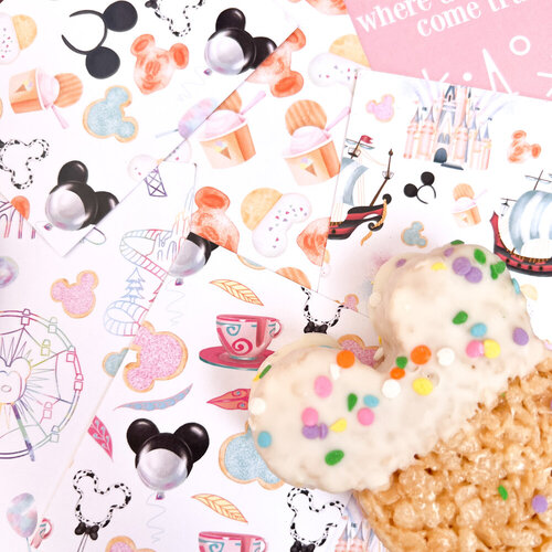 Scrapbook.com - Simple Scrapbooks - Cards - Enchanted Theme Park - 14 Cards