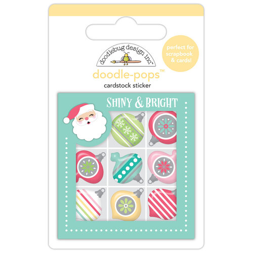 Doodlebug Design - Tinsel Time Collection - Doodle-Pops - Dimensional Cardstock Stickers - Deck The Halls 1 Doodlebug Design - Tinsel Time Collection - Doodle-Pops - Dimensional Cardstock Stickers - Deck The Halls