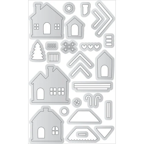 Doodlebug Design - Tinsel Time Collection - Doodle Cuts - Metal Dies - Tiny Tinsel Town 2 Doodlebug Design - Tinsel Time Collection - Doodle Cuts - Metal Dies - Tiny Tinsel Town