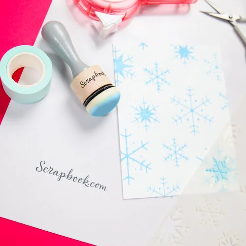 Scrapbook.com - Project Grip - Double Sided Silicone Craft Mat - White - Medium - 12x12