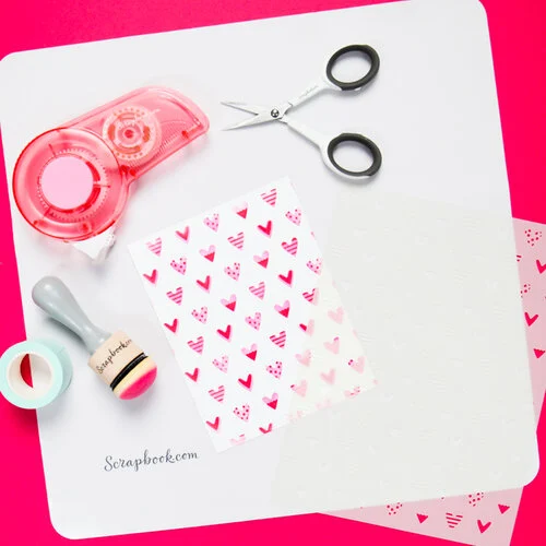 Scrapbook.com - Project Grip - Double Sided Silicone Craft Mat - White - Medium - 12x12