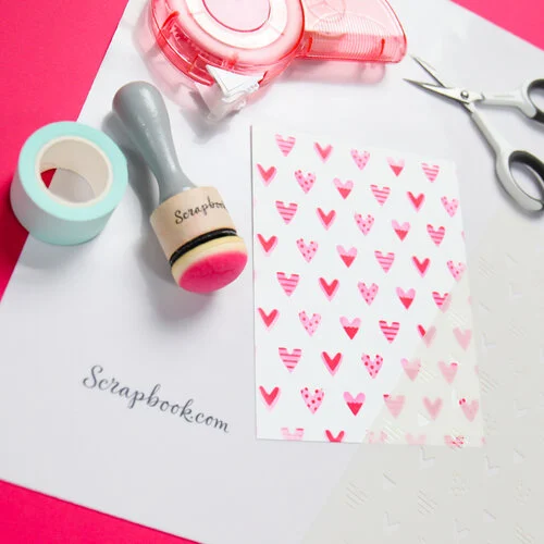 Scrapbook.com - Project Grip - Double Sided Silicone Craft Mat - White - Medium - 12x12