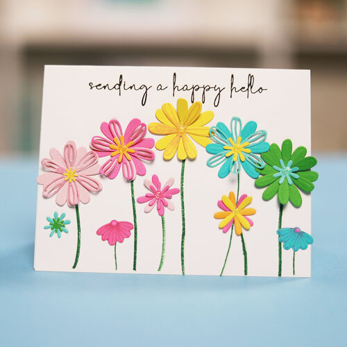 Scrapbook.com - Clear Photopolymer Stamp Set - Hello Bloom