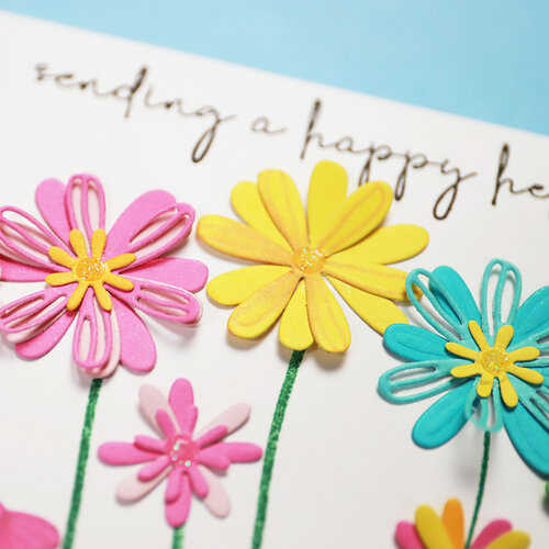 Scrapbook.com - Clear Photopolymer Stamp Set - Hello Bloom